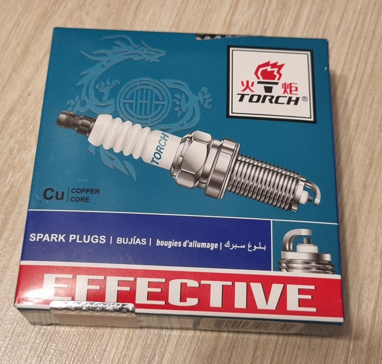 شمع دو پلاتین پایه کوتاه تورچ Effective اصلی K6RDY